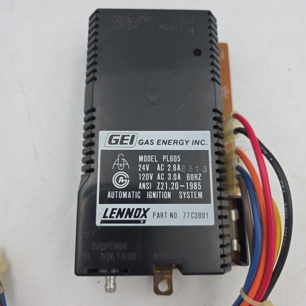 Lennox Pulse Gas PL605 - Ignition Control 77C3801 Untested Parts Or Repair